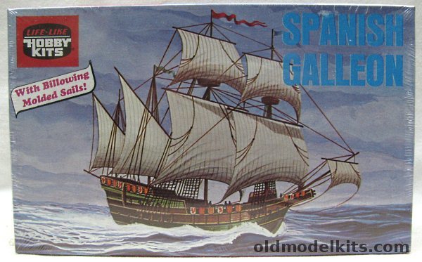 Life-Like Spanish Galleon Armada 1588, B381 plastic model kit